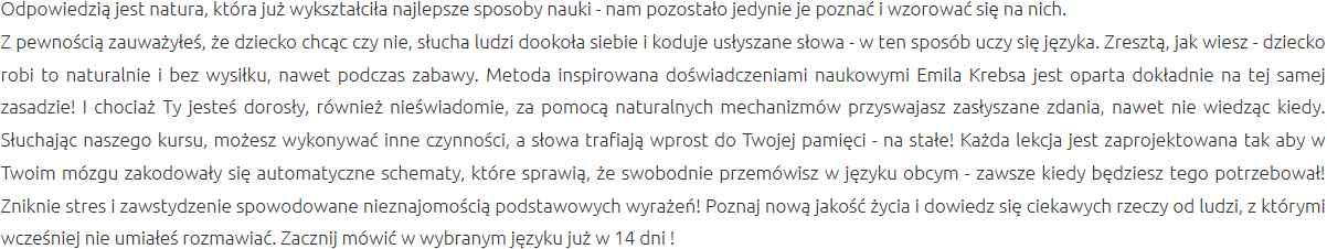 Efektywna Metoda Nauki Elbląg